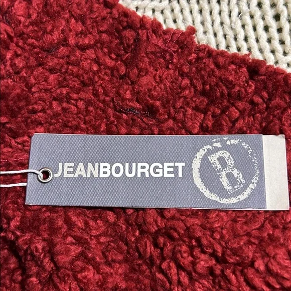 NWT Jean Bourget Cranberry Faux Suede Fleece Lined Girls Coat & Hat Sz 9 mo - Picture 8 of 11